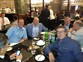 Michael with David Boem and Darren Beadman at Rockpool Restaurant